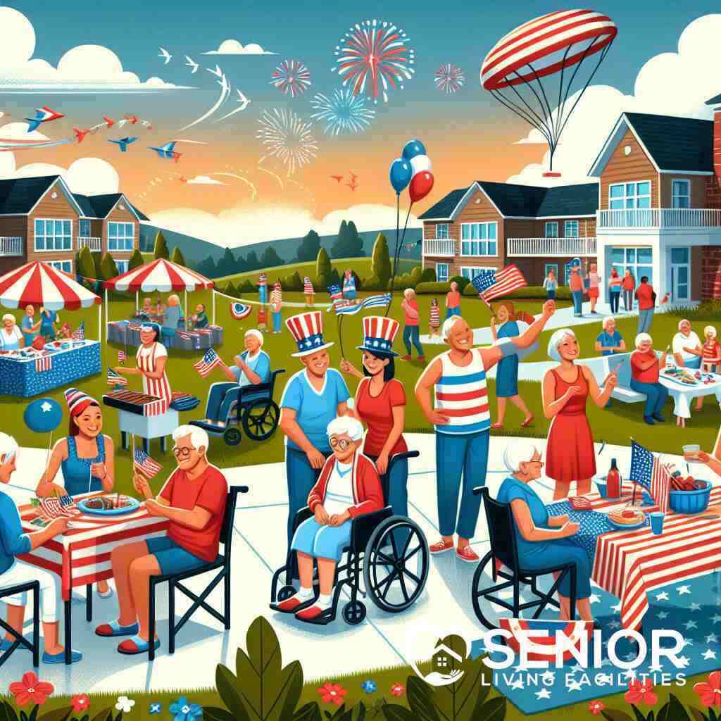 How Senior Living Facilities Enhance Independence Day Celebrations