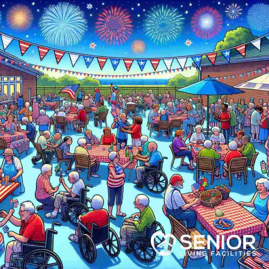 How Senior Living Facilities Enhance Independence Day Celebrations
