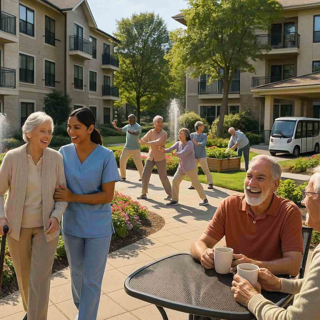 Assisted vs Independent Choices at Senior Living Facilities