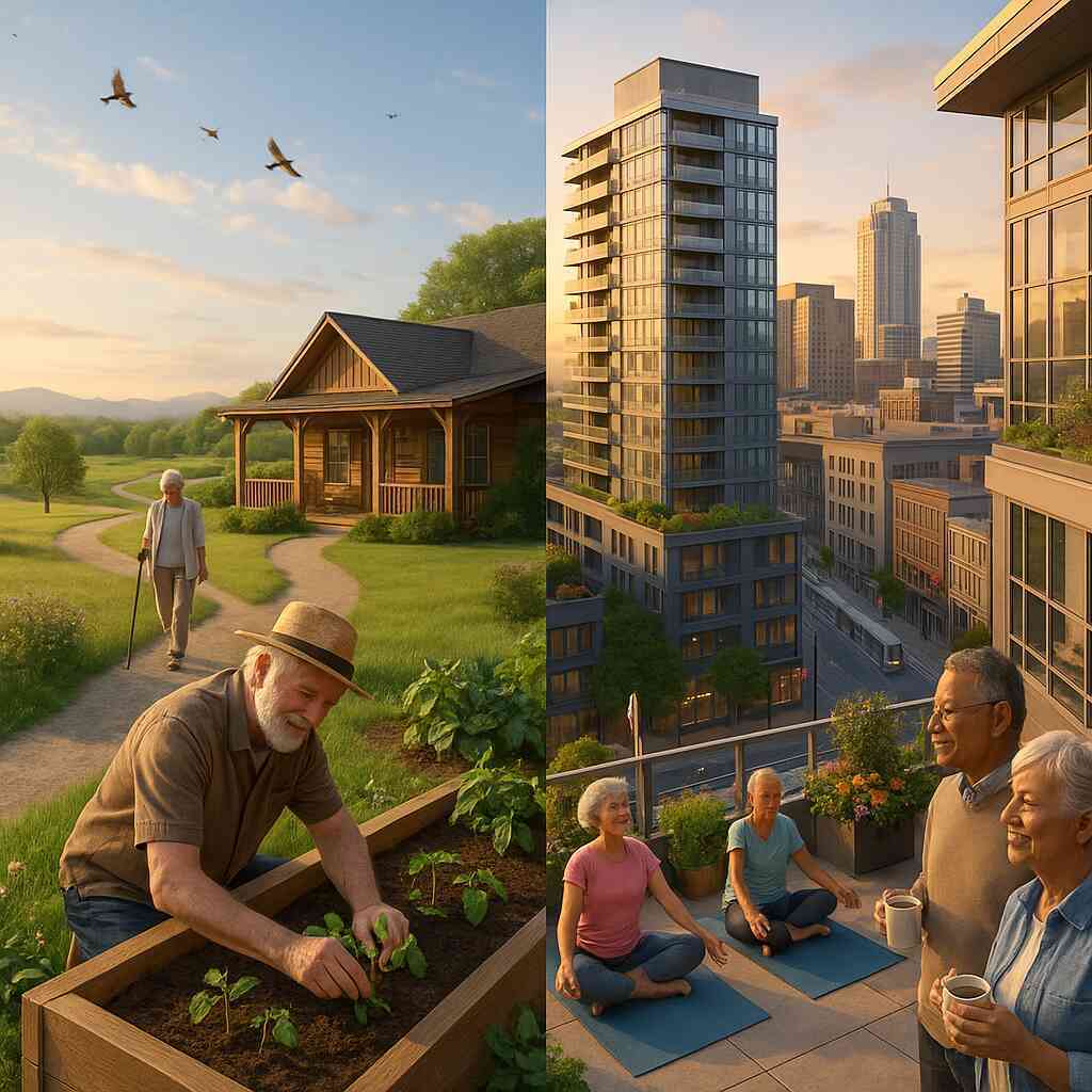 Compare Rural versus Urban Senior Living Facilities Life