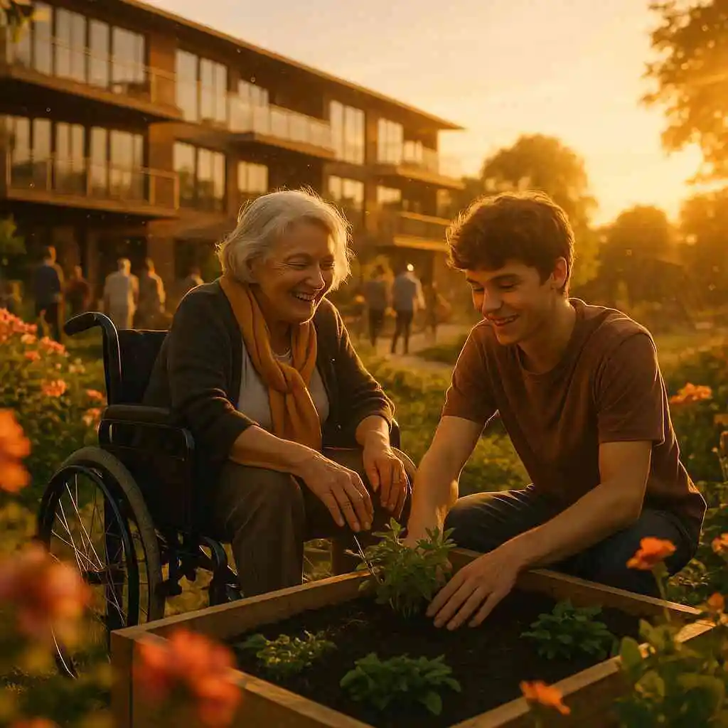 Multigenerational Support in Senior Living Facilities