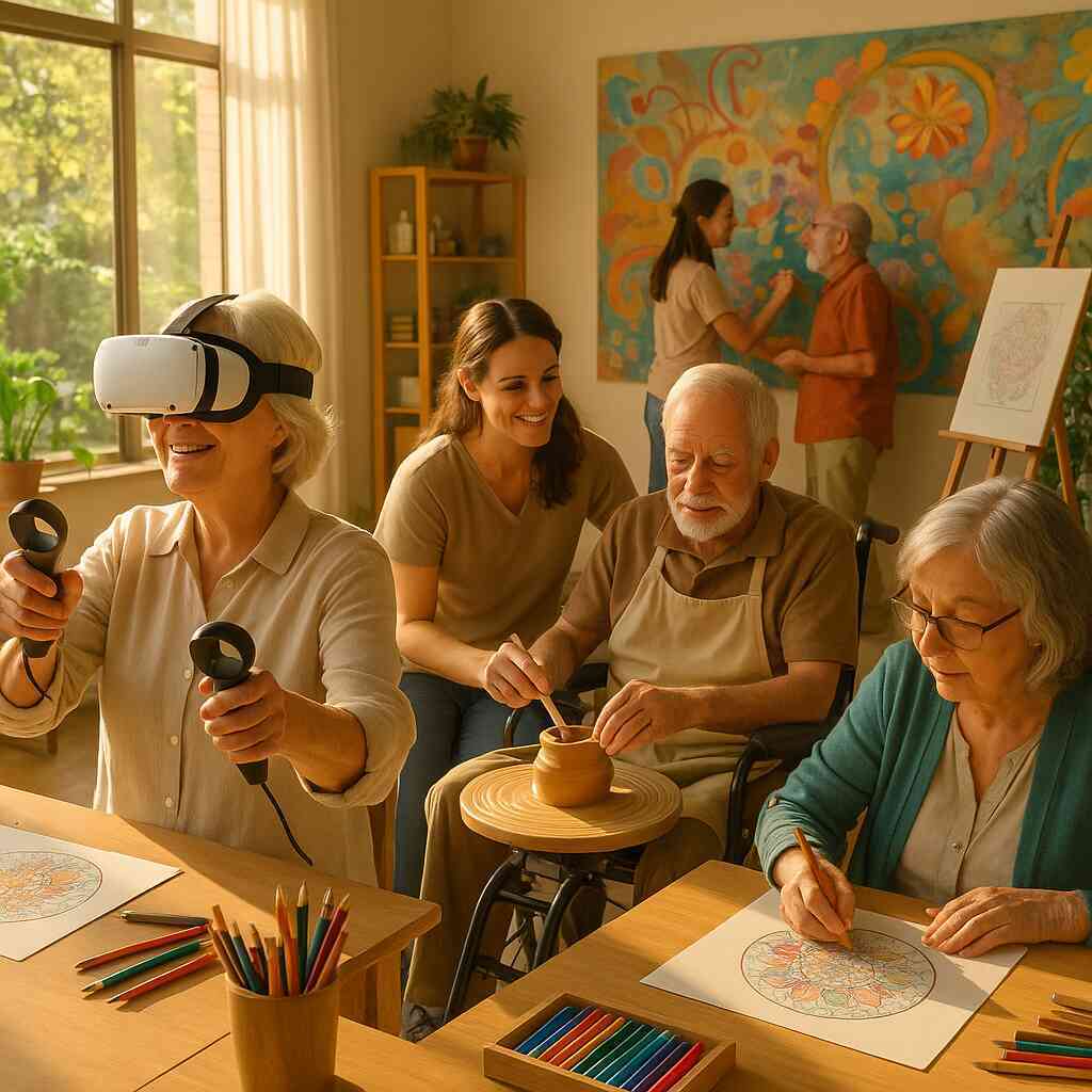 What Are Emerging Art Therapies at Senior Living Facilities