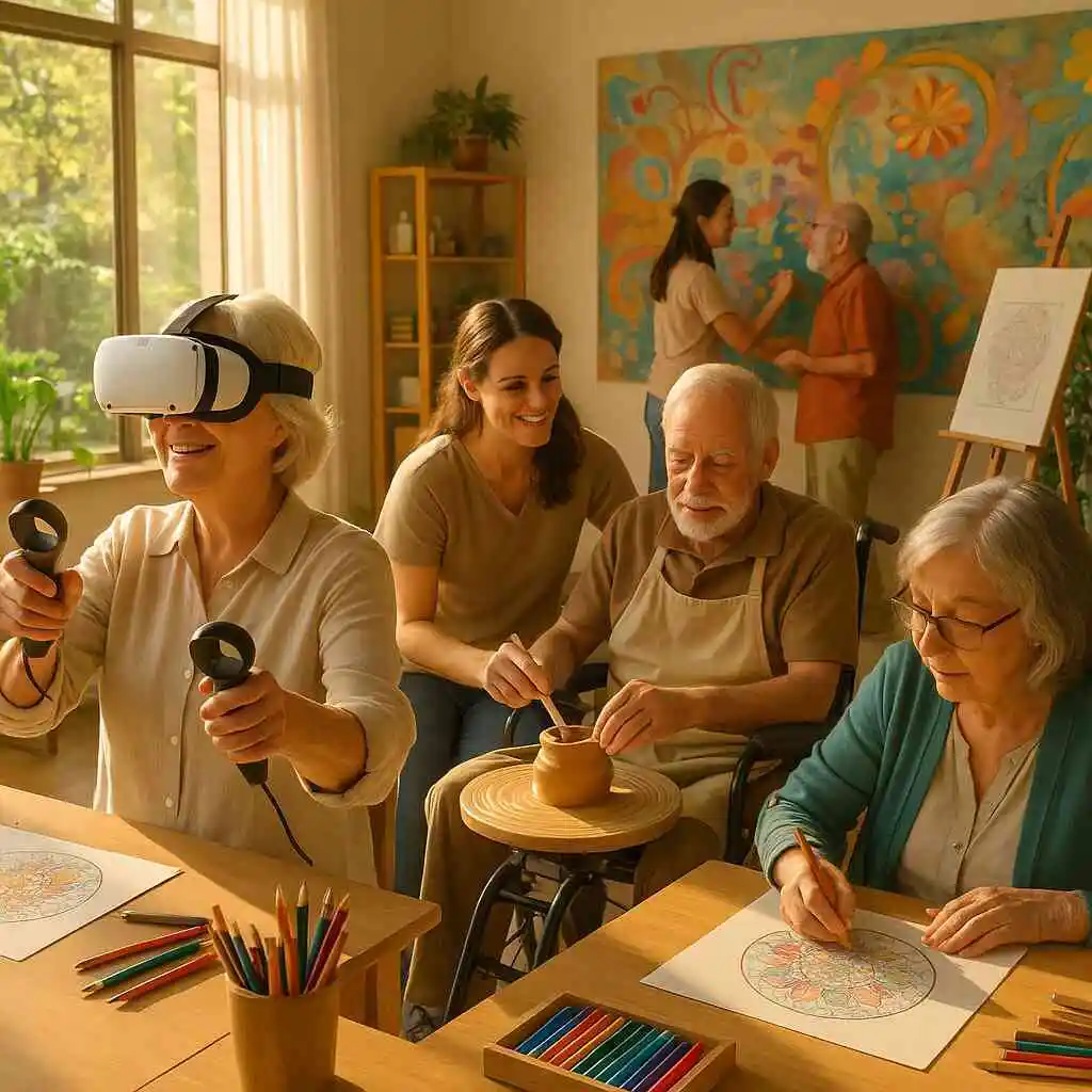 What Are Emerging Art Therapies at Senior Living Facilities