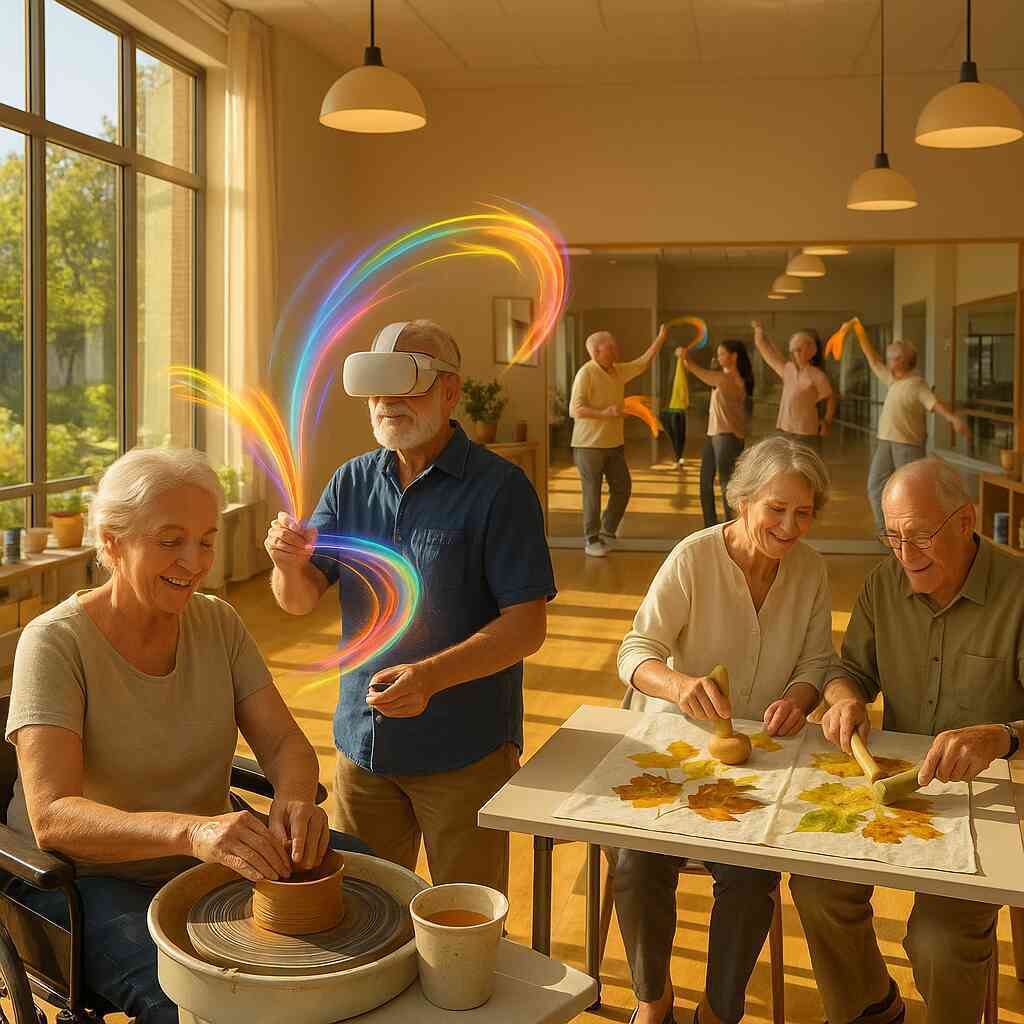 What Are Emerging Art Therapies at Senior Living Facilities
