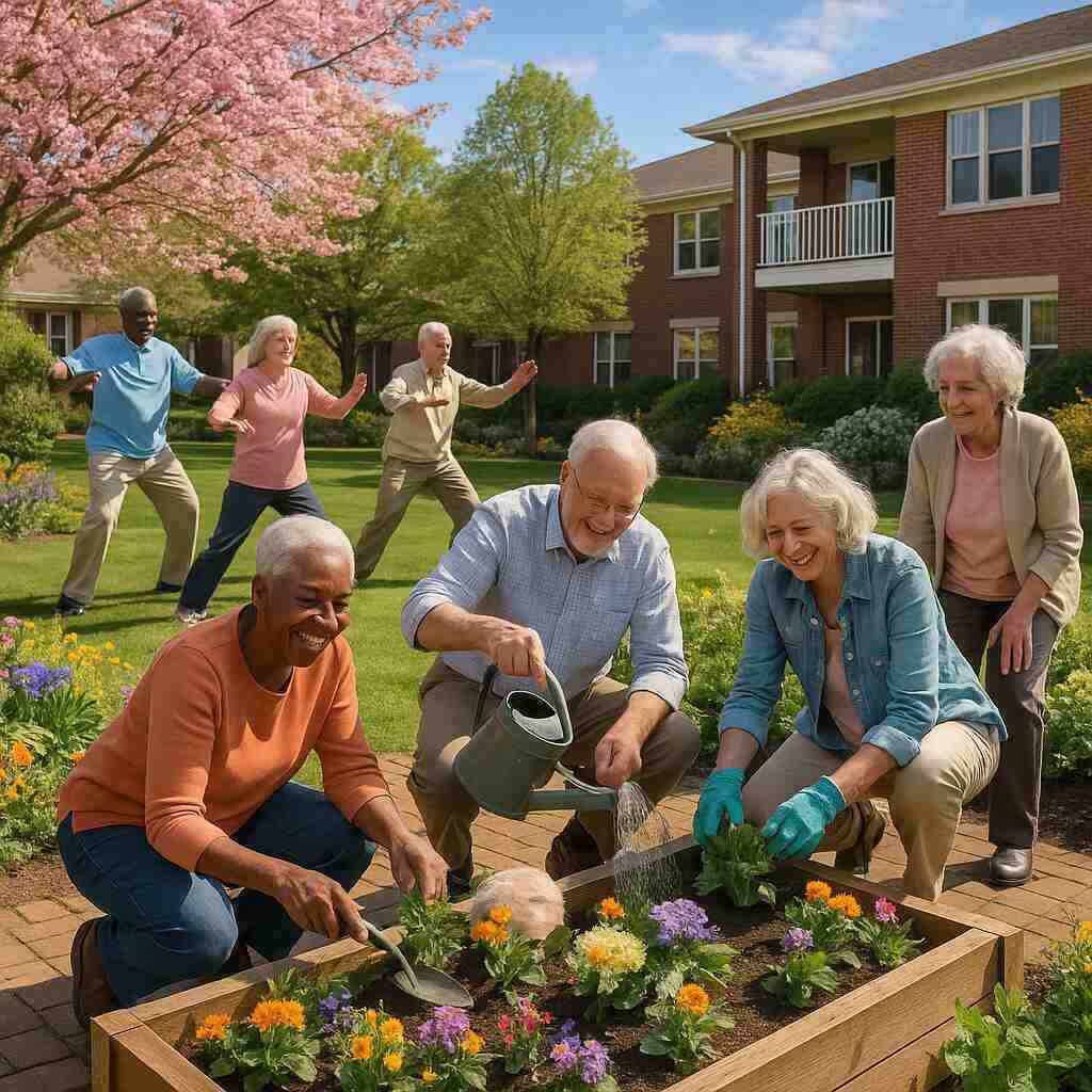 How Senior Living Facilities Prepare Residents for Spring Health