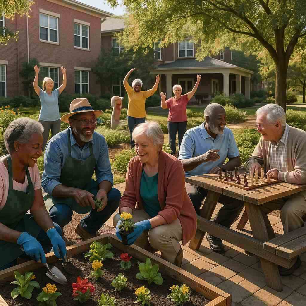 Senior Living Facilities social ties and cognitive health