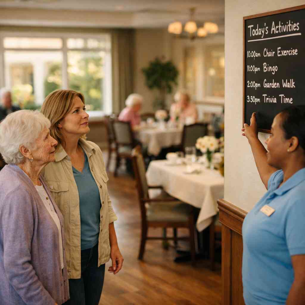 Questions to ask assisted living about medication support, mobility help, and daily routines &mdash; Senior Living Facilities